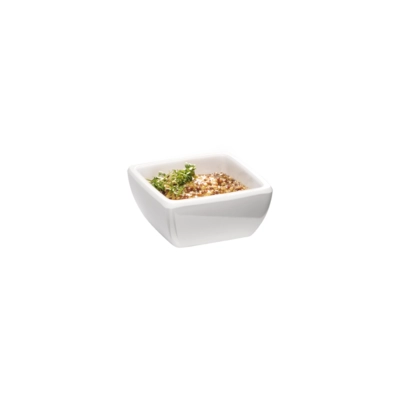 Schale Pure, 6.5 x 6.5 cm, H: 3 cm, Melamin, weiss, 5 cl_2