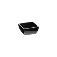 Schale Pure, 6.5 x 6.5 cm, H: 3 cm, Melamin, schwarz, 5 cl