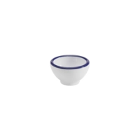 Bol Pure, Ø 5.5 cm, H: 4 cm, blanc bord bleu,  2 cl