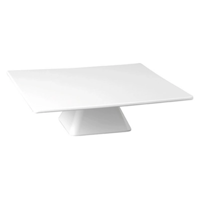 Présentoir à gâteaux /tarte Casual, 31 x 31 cm,  H: 8 cm, blanc_1