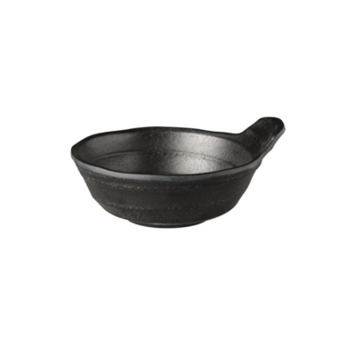 Schale Zen, Ø 11.5 cm, H: 4 cm, 0.15l, Melamin, schwarz, Steinoptik_1