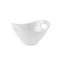 Schale Mini weiss, 13 x 12 cm, H: 7.5 cm, 0.18l 
