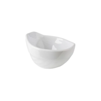 Schale Mini weiss, 7.5 x 7 cm, H: 4.5 cm, 0.05l 