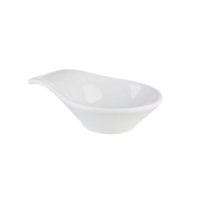 Schale Mini weiss, 11.5 x 7.5 cm, H: 3 cm, 0.06l _1