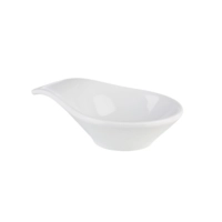 Schale Mini weiss, 11.5 x 7.5 cm, H: 3 cm, 0.06l 
