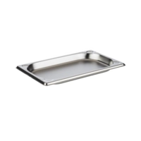 GN 1/4 Basic Plaque à glisser, inox, H: 20 mm 265 x 162 mm