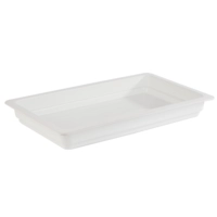 Récipient GN 1/1, porcelaine, blanc, H: 65 mm 530 x 325 mm, 7.1 L