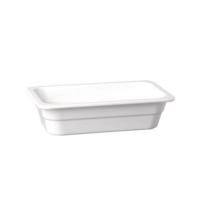 GN 1/4 Behälter High Line, 26.5x16.2cm,H:6.5cm Melamin, weiss, 1.35 L
