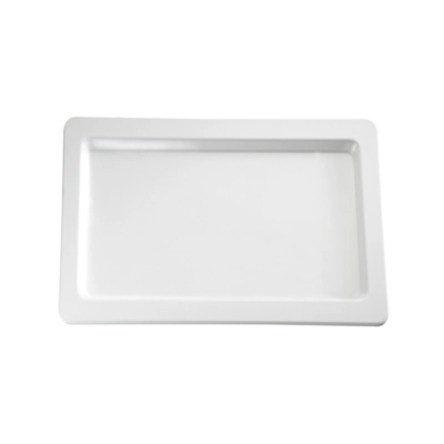 GN 1/2 Plateau Apart blanc 32.5 x 26.5cm, H: 2.5cm Melamin_1