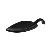 Fingerfood-Löffel Leaf, 10 x 4.5 cm, H: 1.5 cm Melamin, schwarz