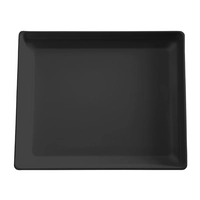 GN 1/2 Plateau Float noir, 32.5 x 26.5 cm, H: 3 cm Melamin