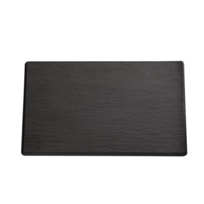 Tablett Slate GN 1/2 schwarz 32.5 x 26.5cm, H: 1cm Schieferlook_1