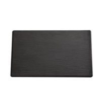 Tablett Slate GN 1/2 schwarz 32.5 x 26.5cm, H: 1cm Schieferlook