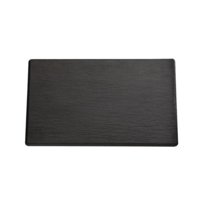 Tablett Slate GN 1/3 schwarz 32.5 x 17.6cm, H: 1cm Schieferlook_1