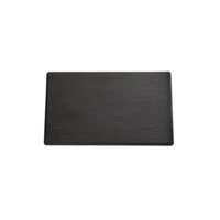 Tablett Slate GN 1/4 schwarz 26.5 x 16.2cm, H: 1cm Schieferlook