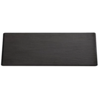 Tablett Slate GN 2/4 schwarz, 53x16.2 cm, H: 1cm, Schieferlook
