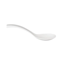 Salatlöffel weiss, 24 x 7 cm, H: 4.5 cm 