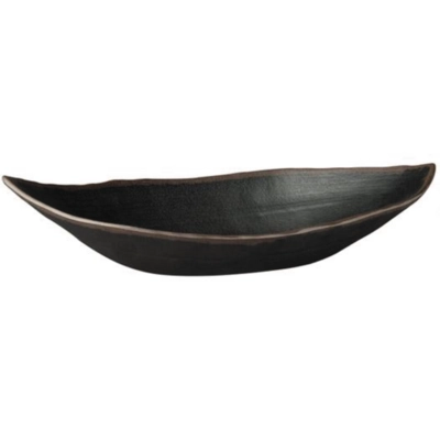 Blattschale Marone schwarz 36 x 19cm, H: 8cm, 0.9l _1