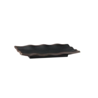 Tablett Marone, 22.5 x 15 cm, H: 3 cm Melamin, schwarz