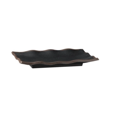 Tablett Marone, 27.5 x 11 cm, H: 2 cm Melamin, schwarz_1