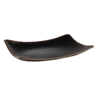 Tablett Marone schwarz, 32.5 x 23.5 cm, H: 4.5 cm 