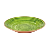 La Vida Teller Coupe flach, grün, Ø 32 cm 