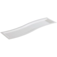 Tablett Sinus GN 2/4, weiss 53 x 16.2 cm, H: 2 cm 
