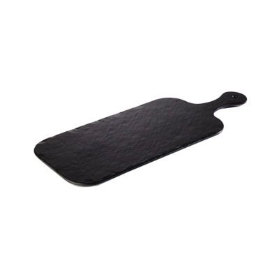 Tablett Slate Rock, 40 x 20 cm, H: 1.5 cm Melamin, schwarz, Schieferlook_1