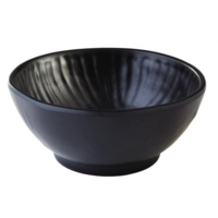 Schale Aiko schwarz, Ø 20.5 cm, H: 8 cm, 1.2l 