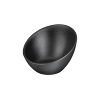 Bol Zen noir, Ø 12.5 cm, H: 8.5 cm, 0.15l 