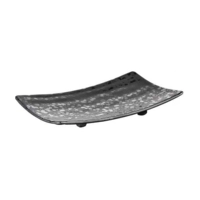 Tablett Glamour, 22 x 12 cm, H: 3 cm Melamin, schwarz