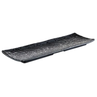 Tablett Glamour, 37 x 11 cm, H: 2.5 cm Melamin, schwarz