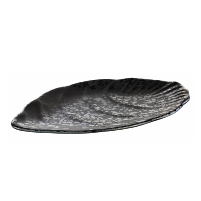 Tablett Glamour, 25 x 15.5 cm, H: 1.5 cm Melamin, schwarz_1