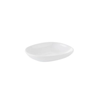 Assiette Mini, 10.5 x 8.5 cm, H: 2 cm, 0.07l, mélamine, blanche