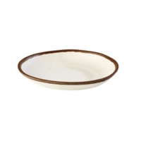 Crocker Teller Coupe flach, Ø 20.5 cm, Melamin, weiss
