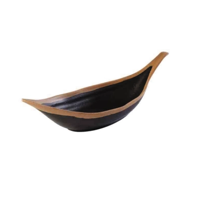 Crocker Blattschale schwarz 30.5 x 10cm, H: 7.5cm, 0.17l_1