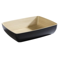 GN 1/2 Schale Frida schwarz 32.5x26.5cm, H: 7.5cm, 4.0l
