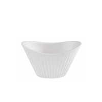 Schale Mini weiss, 9.5 x 5.5 cm, H: 5.5 cm, 0.07l 