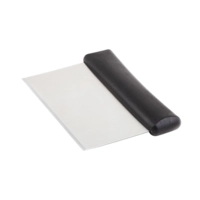 Spatule à pâte, Tooltime, noir, 15.5 x 8 cm, lame  en inox