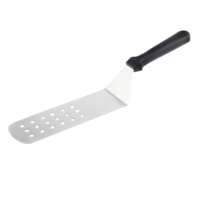 Spatule de cuisson, L: 37 cm, lame: 24 x 7.5 cm, lame en acier inoxydable flexible, perforée