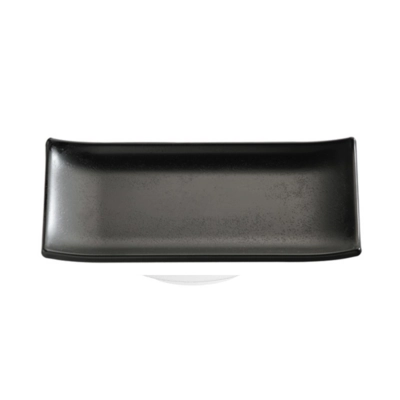 Tablett, Sushiboard Zen, 22.5 x 9.5 cm, H: 3 cm Melamin, schwarz, Steinoptik  _1