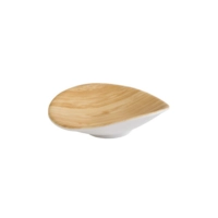 Schale Bamboo weiss, 10.5 x 10 cm, H: 3 cm, 0.03l 