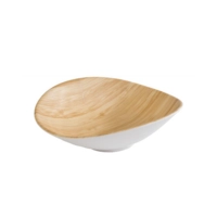 Schale Bamboo weiss 17.5 x 15.5 cm H: 5.5 cm, 0.2l 