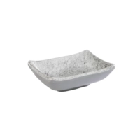 Schale Concra grau, 9 x 7 cm, H: 3 cm, 0.04l 