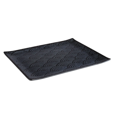 GN 1/2 Plateau Dark Wave, 32.5 x 26.5 H: 2 cm _1