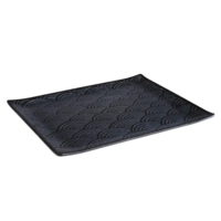 GN 1/2 Plateau Dark Wave, 32.5 x 26.5 H: 2 cm 