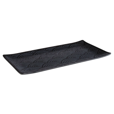 GN 1/3 Tablett Dark Wave, 32.5 x 17.6 cm H: 2 cm Melamin                       _1