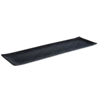 GN 2/4 Tablett Dark Wave, 53 x 16.2 cm H: 2 cm Melamin                       
