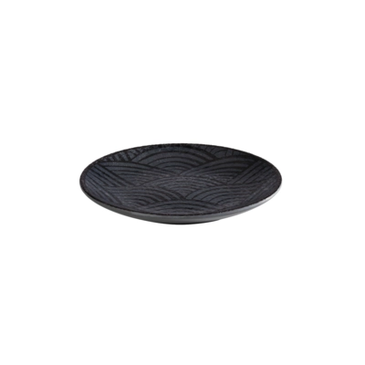 Dark Wave Teller Coupe flach, Ø 14.5 cm, Melamin                       _1