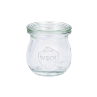 Weck verres a. couvercle, set à 12, Ø 5.5cm, H:6cm forme d'une tulipe 75 ml